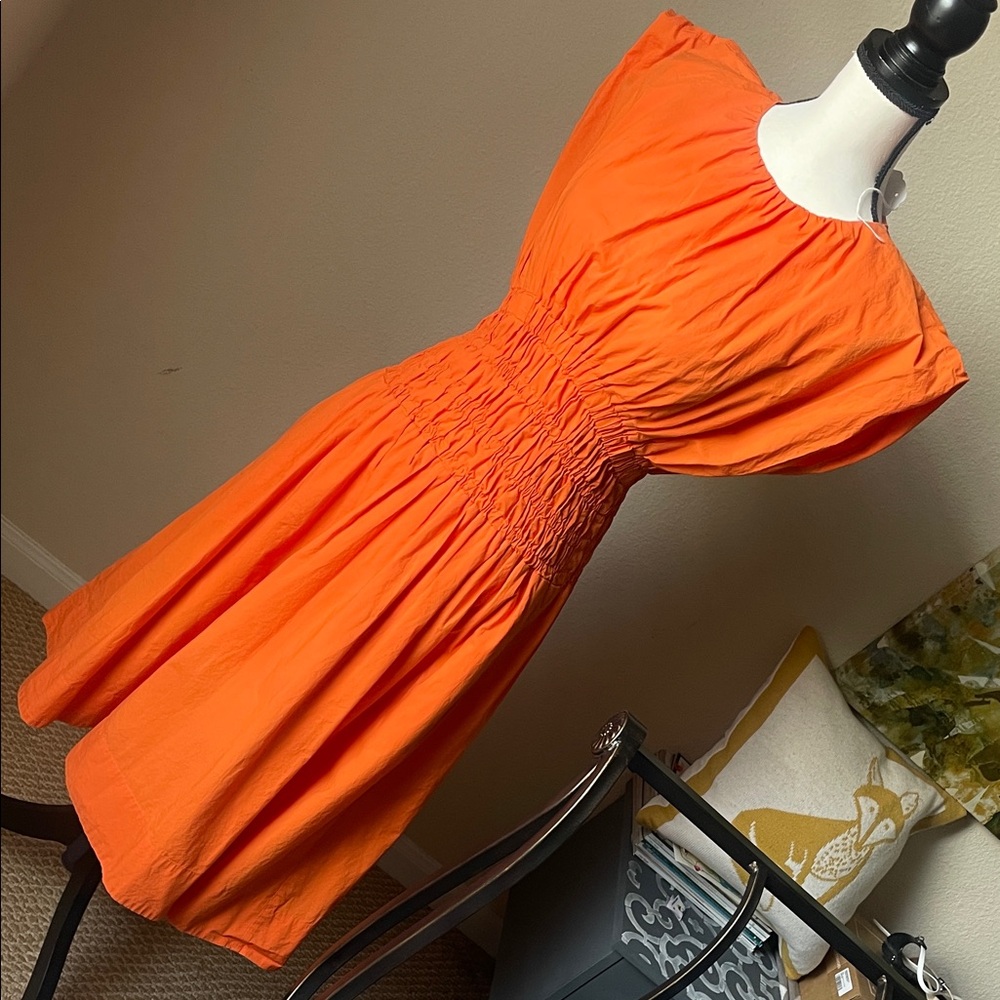 Eudon Choi Collective  Cotton Dress with pockets . MIDI Excellent used cond.